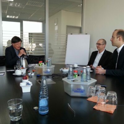 Ing.-Dr. Hagner, Philipp Eysel, Arne Lietz (von links)